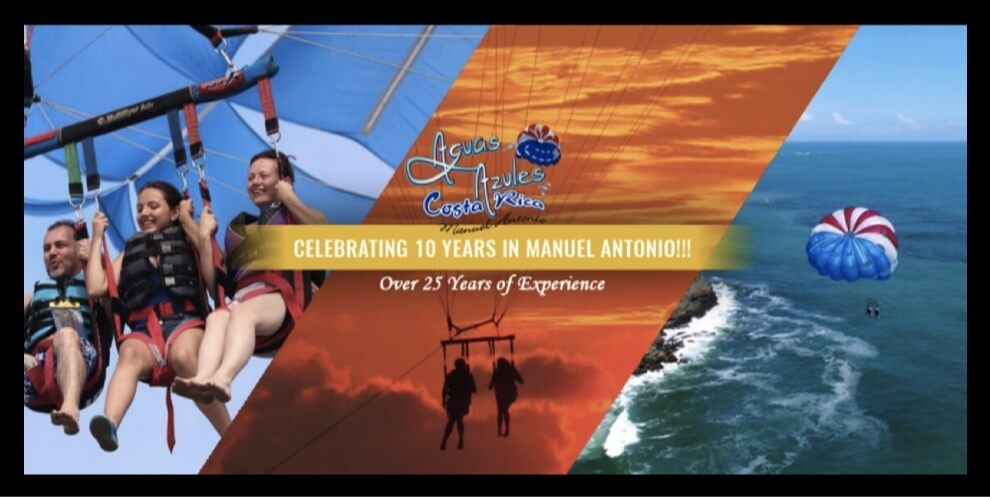 Adventures with Aguas Azules: Parasailing in Manuel Antonio