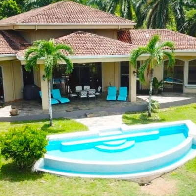 Villa Dahlmar, Costa Rica. Park-like Ocean View 3 Bedroom Home