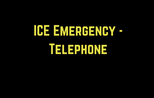 ICE Emergency - Telephone