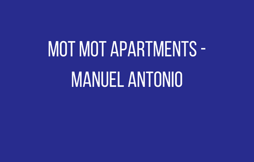 Mot Mot Apartments - Manuel An