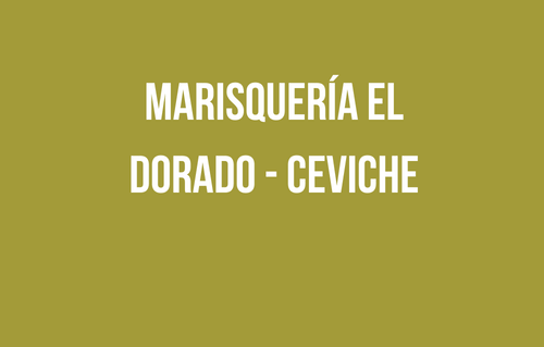 Marisquería El Dorado - Cevich