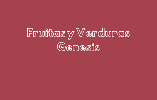 Fruitas y Verduras Genesis – G